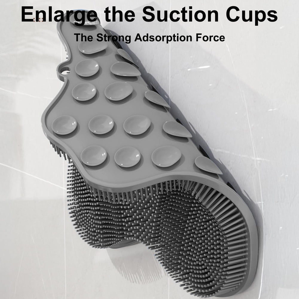 Easkite underside showing enlarged suction cups for secure shower adhesion and safety