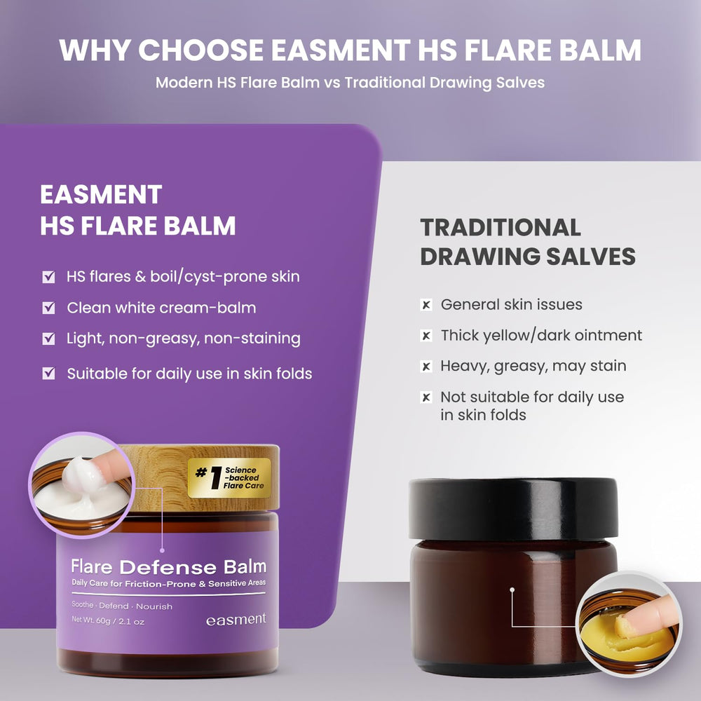Easment label and ingredients list highlighting active components