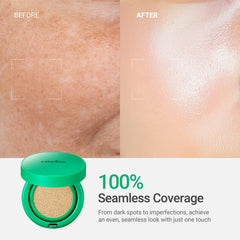 EASYDEW applied on hand to show coverage and skin-like finish for spot concealment