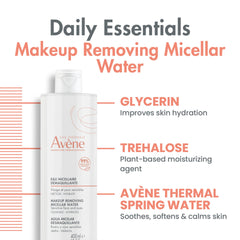 Eau Thermale Avène close-up of clear micellar texture highlighting gentle formula