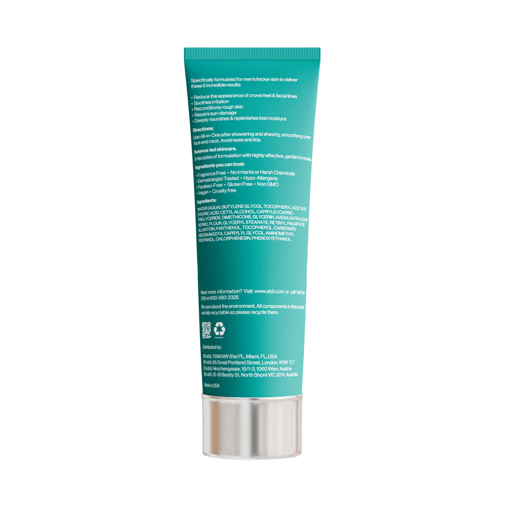 eb5 on bathroom shelf in a grooming setup conveying daily use