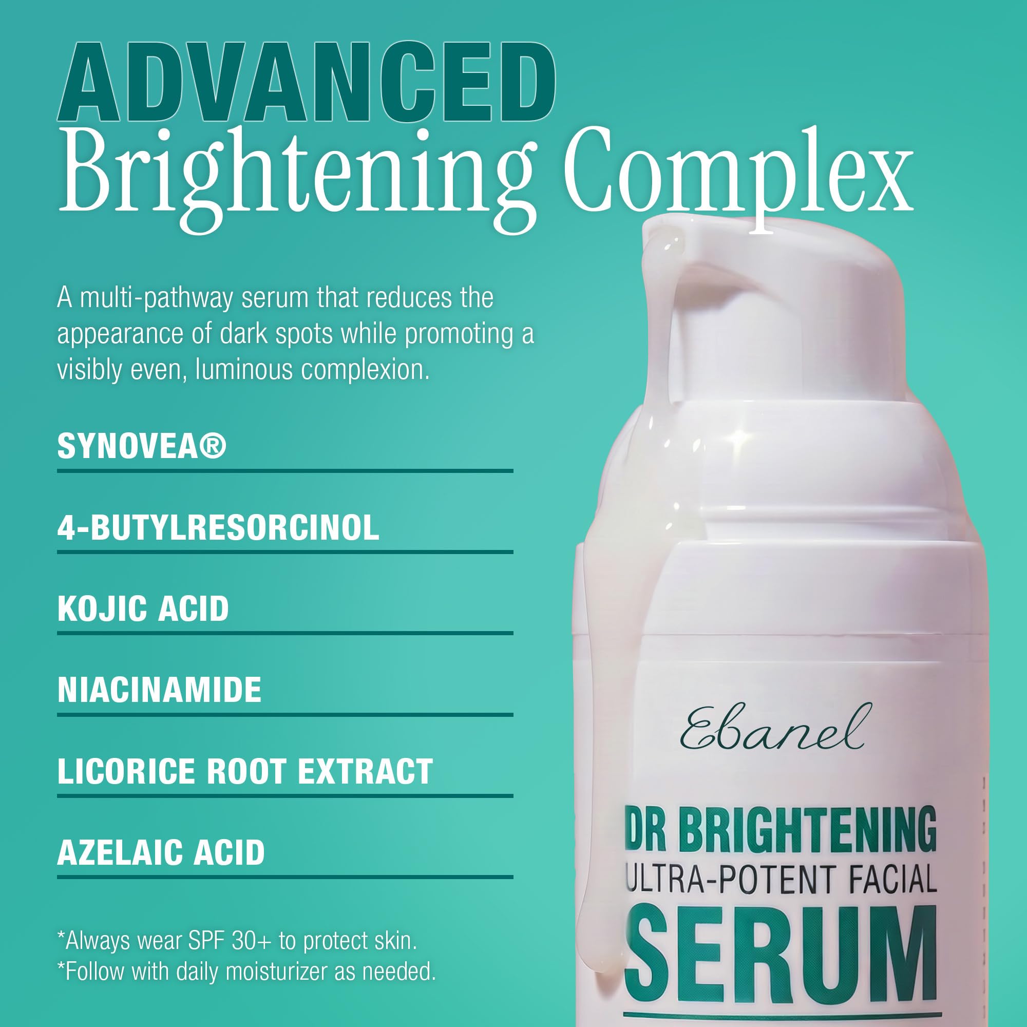 Application of Ebanel on hand showing quick absorption and targeted spot care