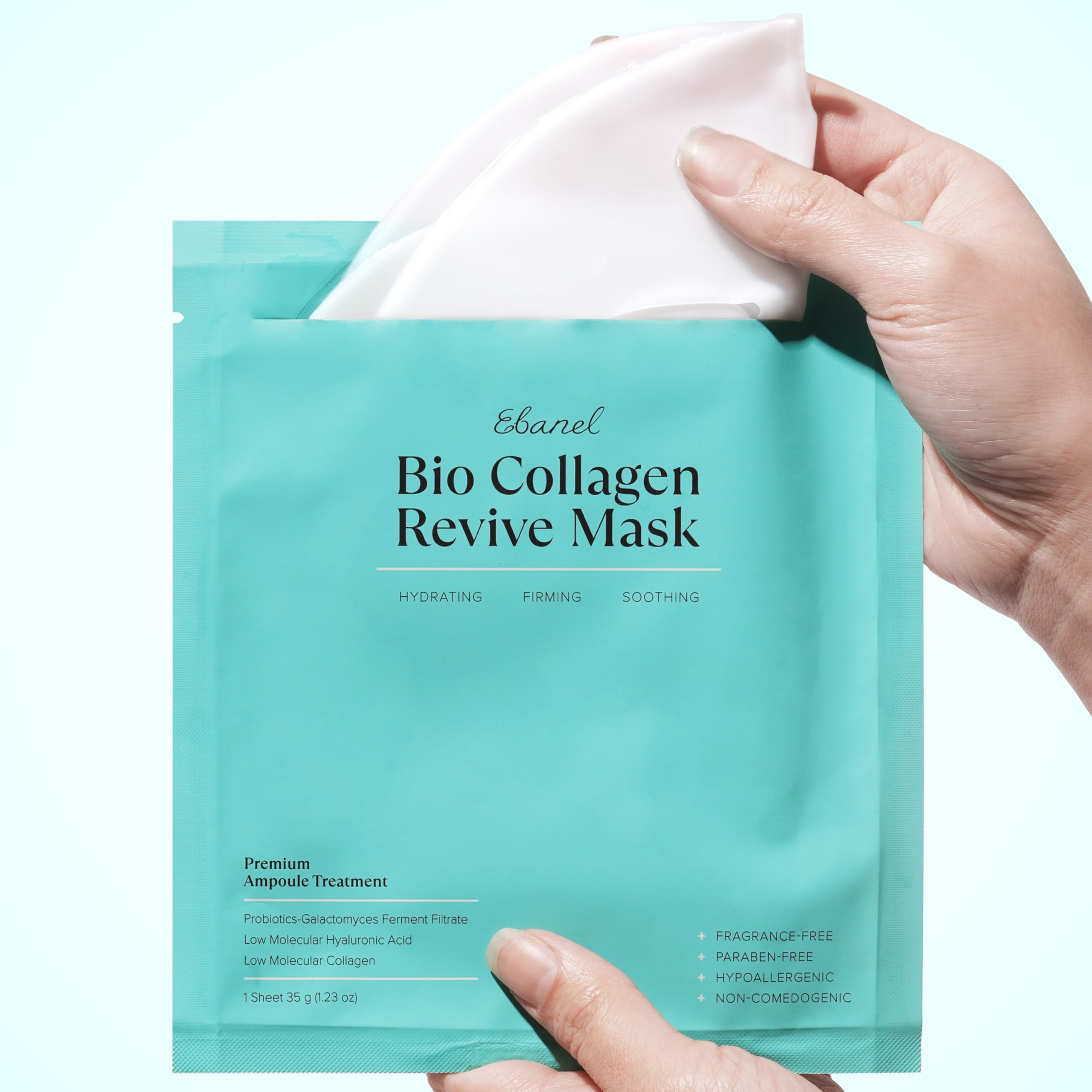 Ebanel individually sealed sachet for hygienic travel-friendly use