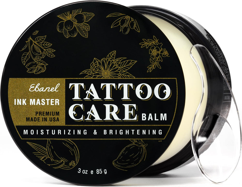 Ebanel balm front jar showing clean packaging and easy use benefit