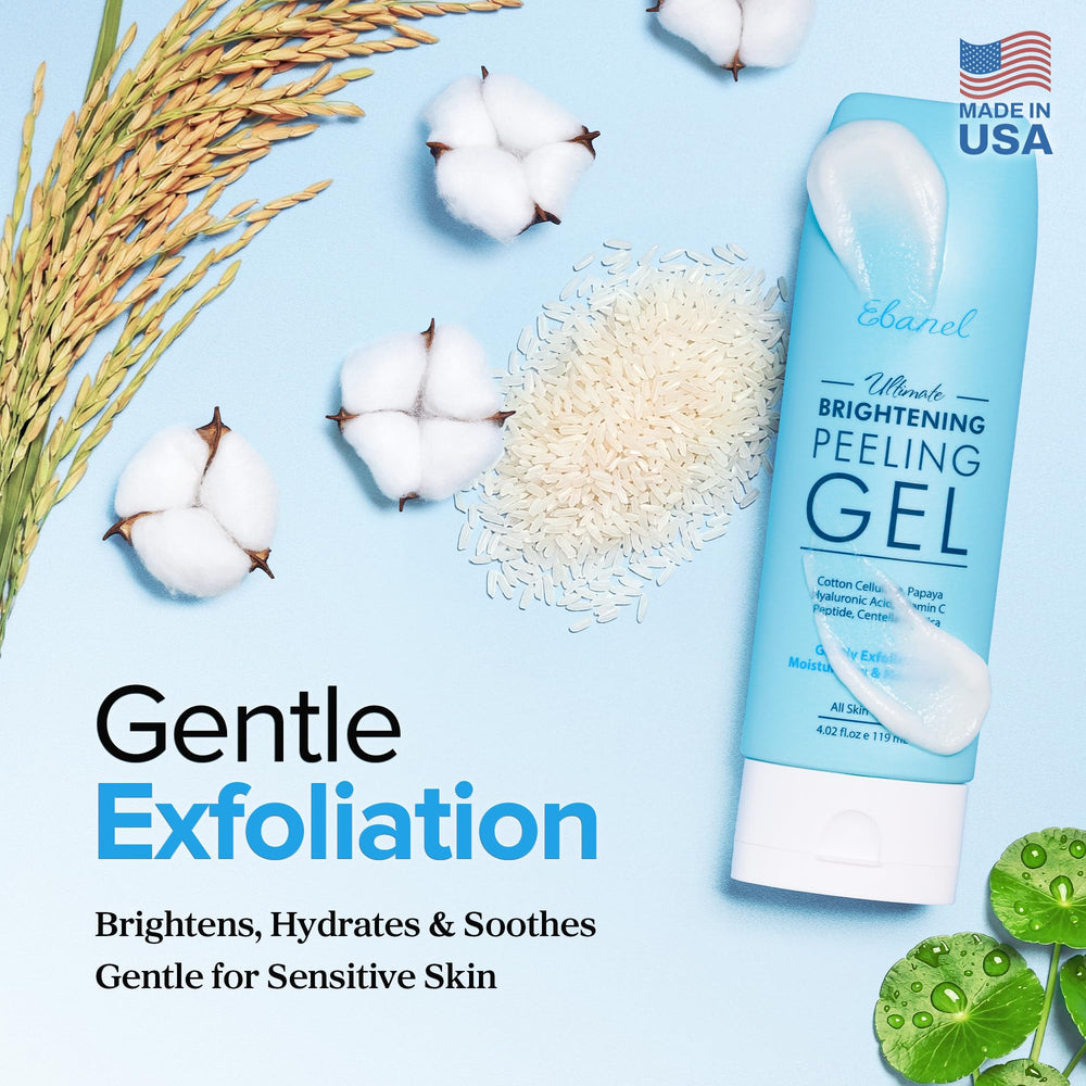 Ebanel close-up of cellulose micro-roll texture for gentle exfoliation