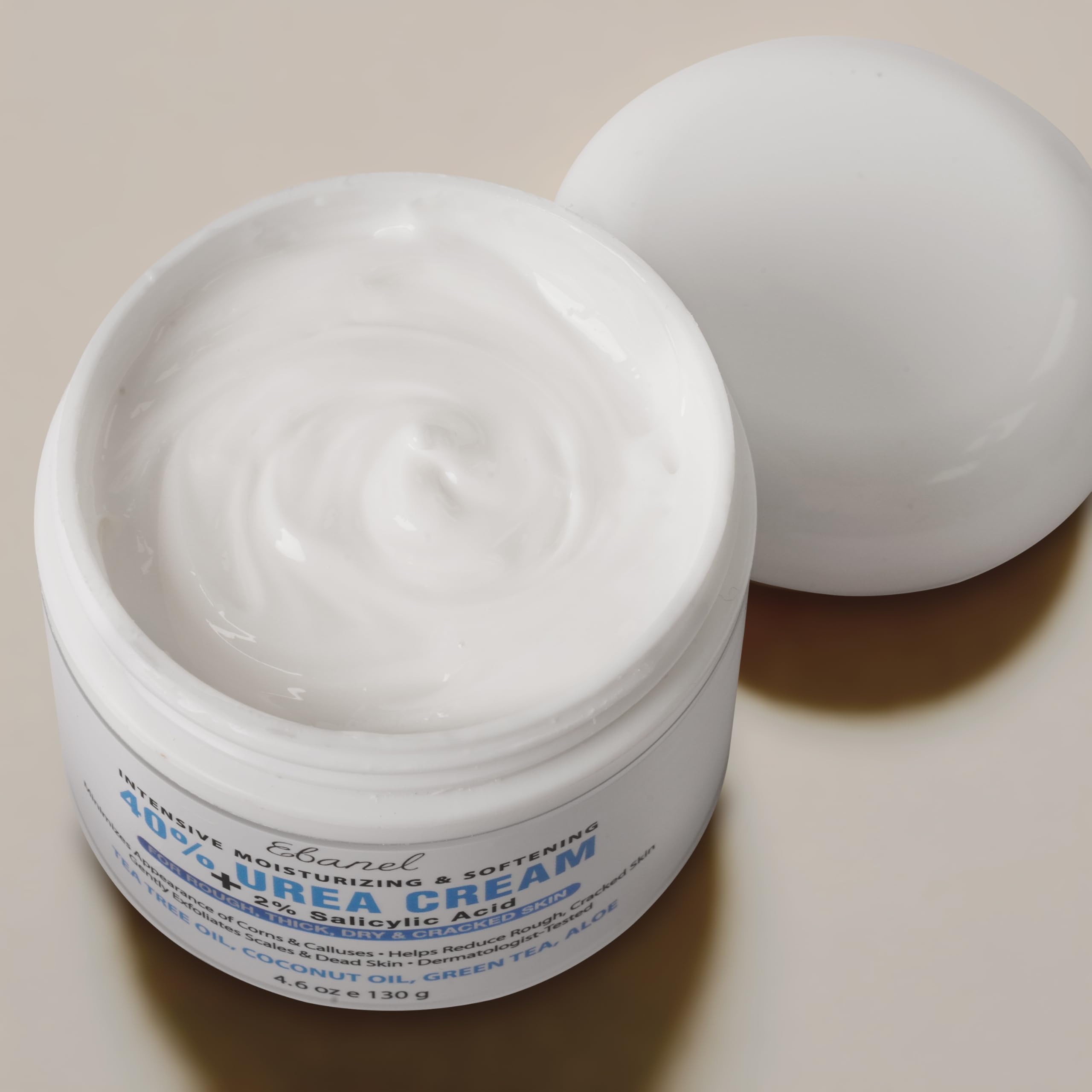 Ebanel on toenail and cuticle, conditions and softens cuticles