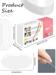 EBANKU close-up of gentle adhesive strip highlighting skin-friendly hold