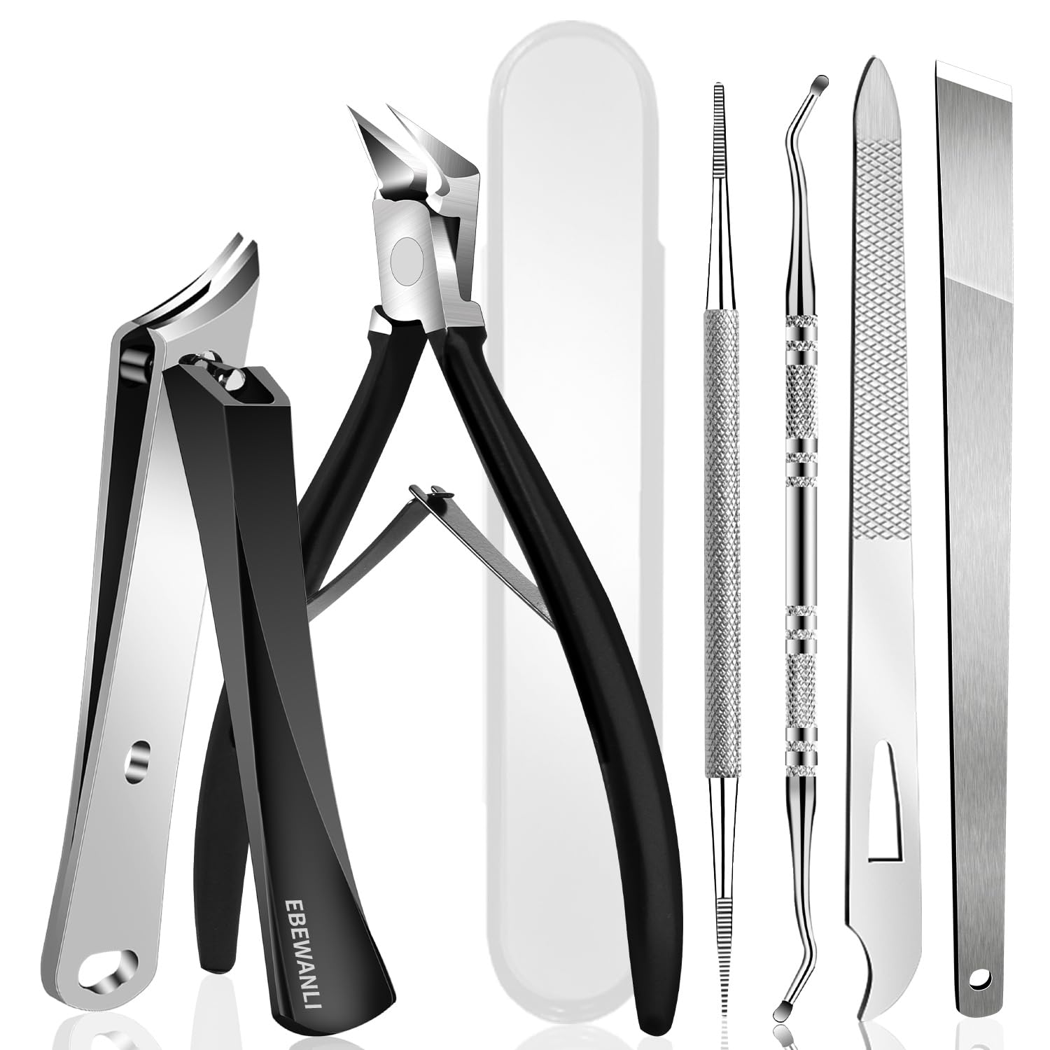 EBEWANLI front view of 6-piece kit showing professional organization and durability
