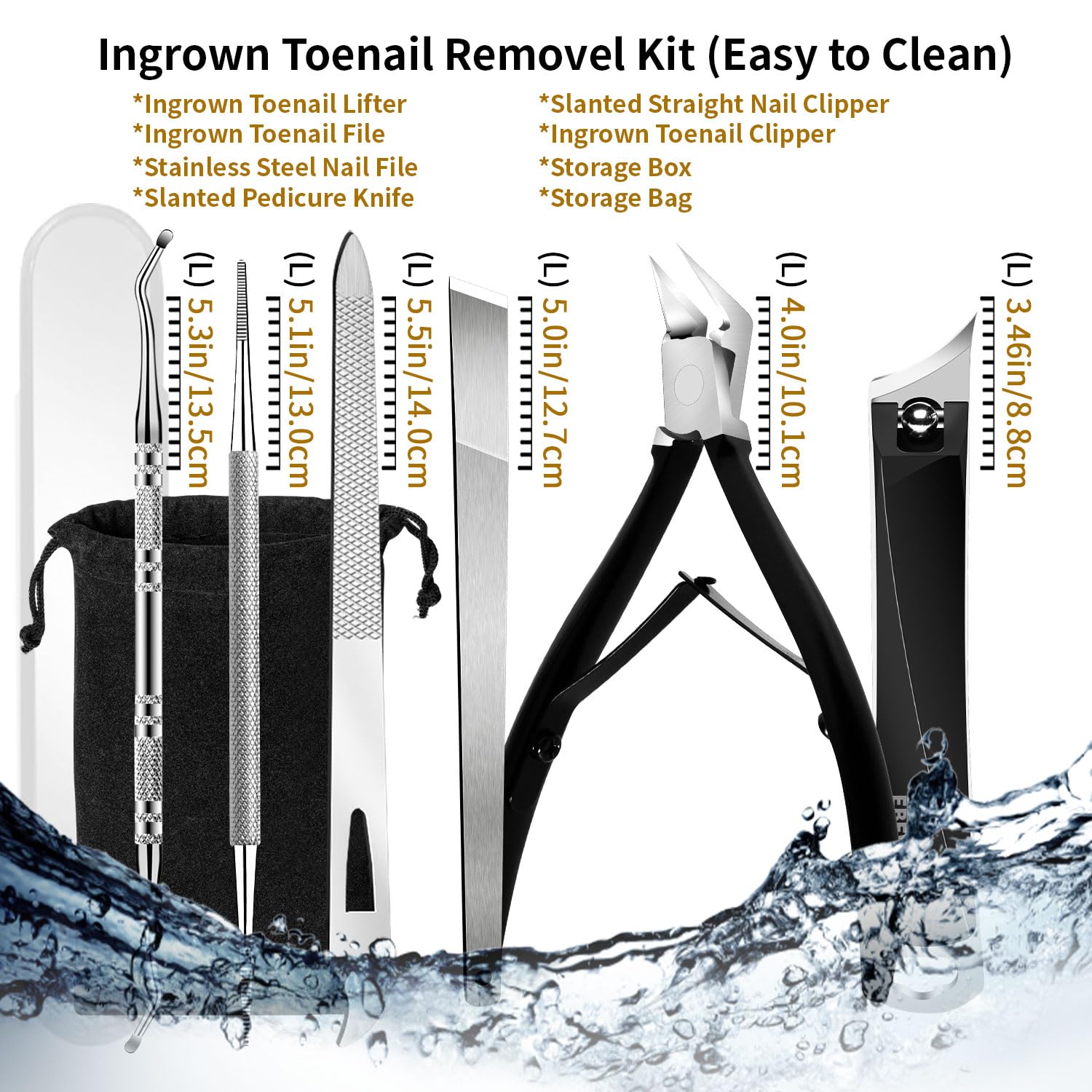 EBEWANLI storage case with tools organized for clean, safe storage