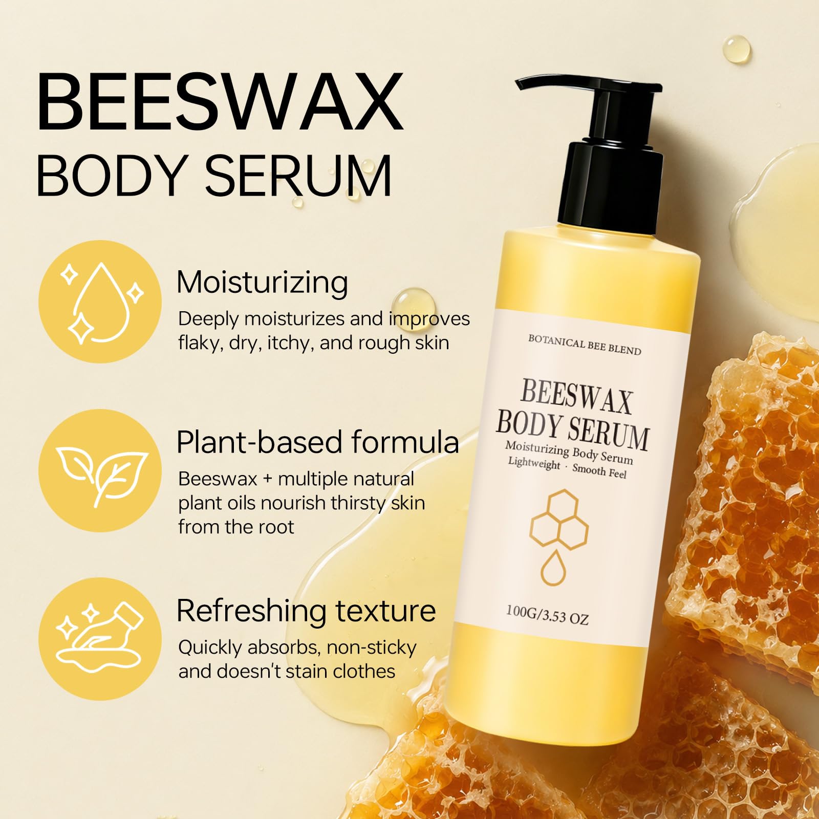 EBHDEH dropper applying serum onto skin for quick absorption benefit
