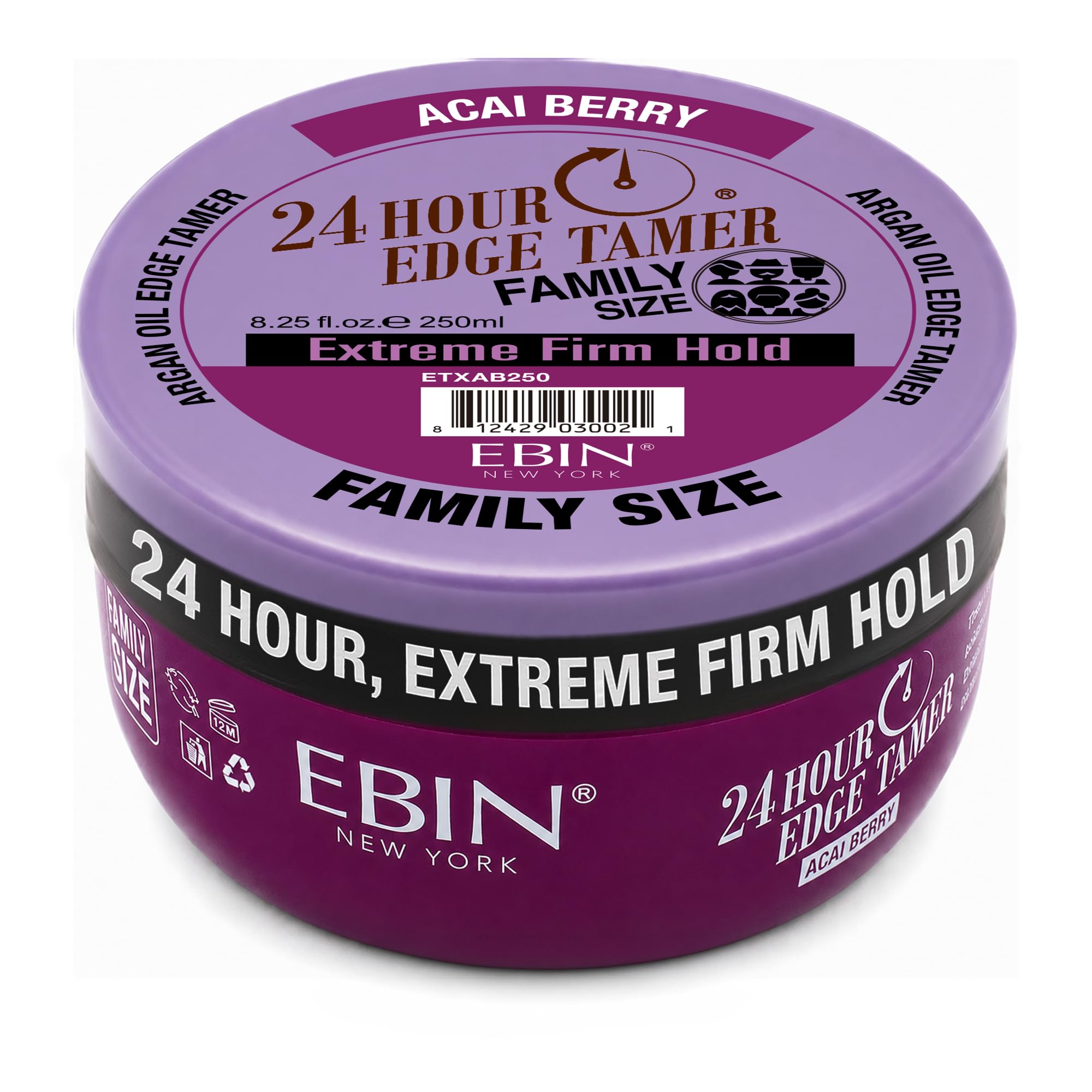 EBIN NEW YORK front label showing product name and 8.25 fl oz size for clear identification and confidence