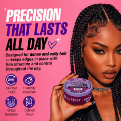 EBIN NEW YORK gel texture visible in open cap highlighting smooth, non-flaking formula for easy application