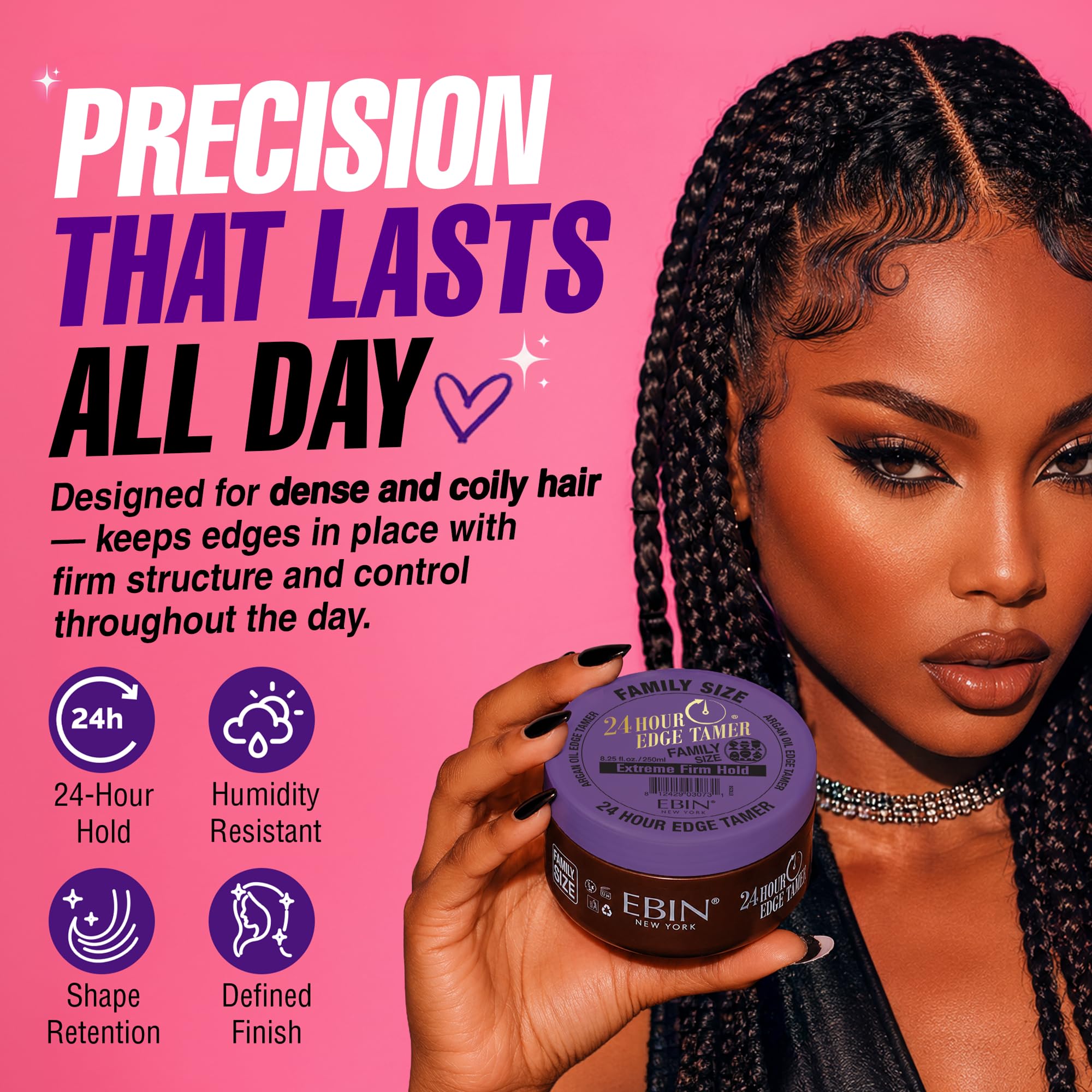 EBIN NEW YORK gel texture close-up highlighting smooth, non-flaking formula