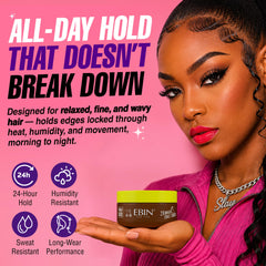EBIN NEW YORK gel texture close-up highlighting smooth, non-flaking formula