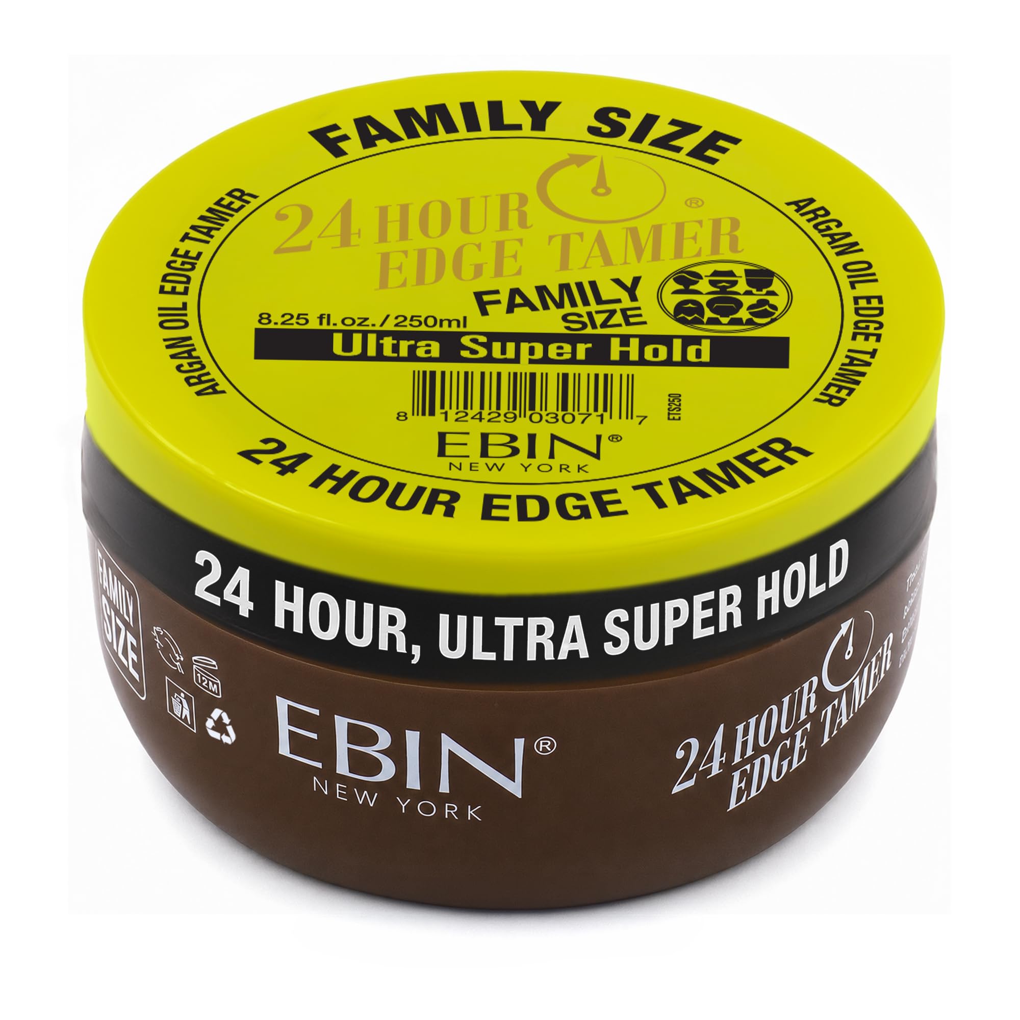 EBIN NEW YORK jar front view showing label and size for confident styling