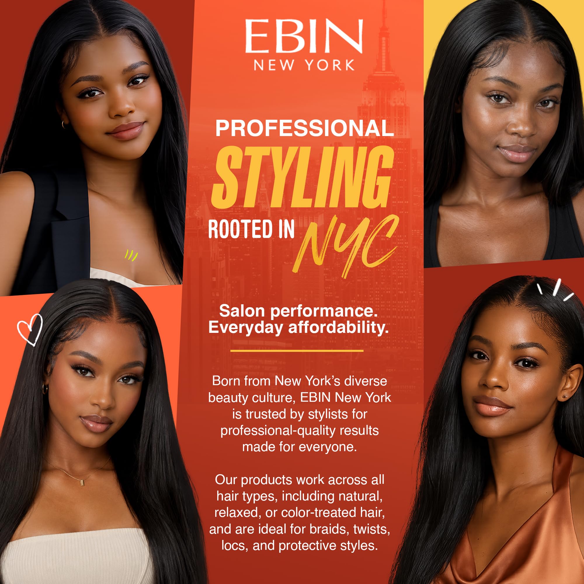 EBIN NEW YORK before-and-after lace edge showing reduced lifting benefit