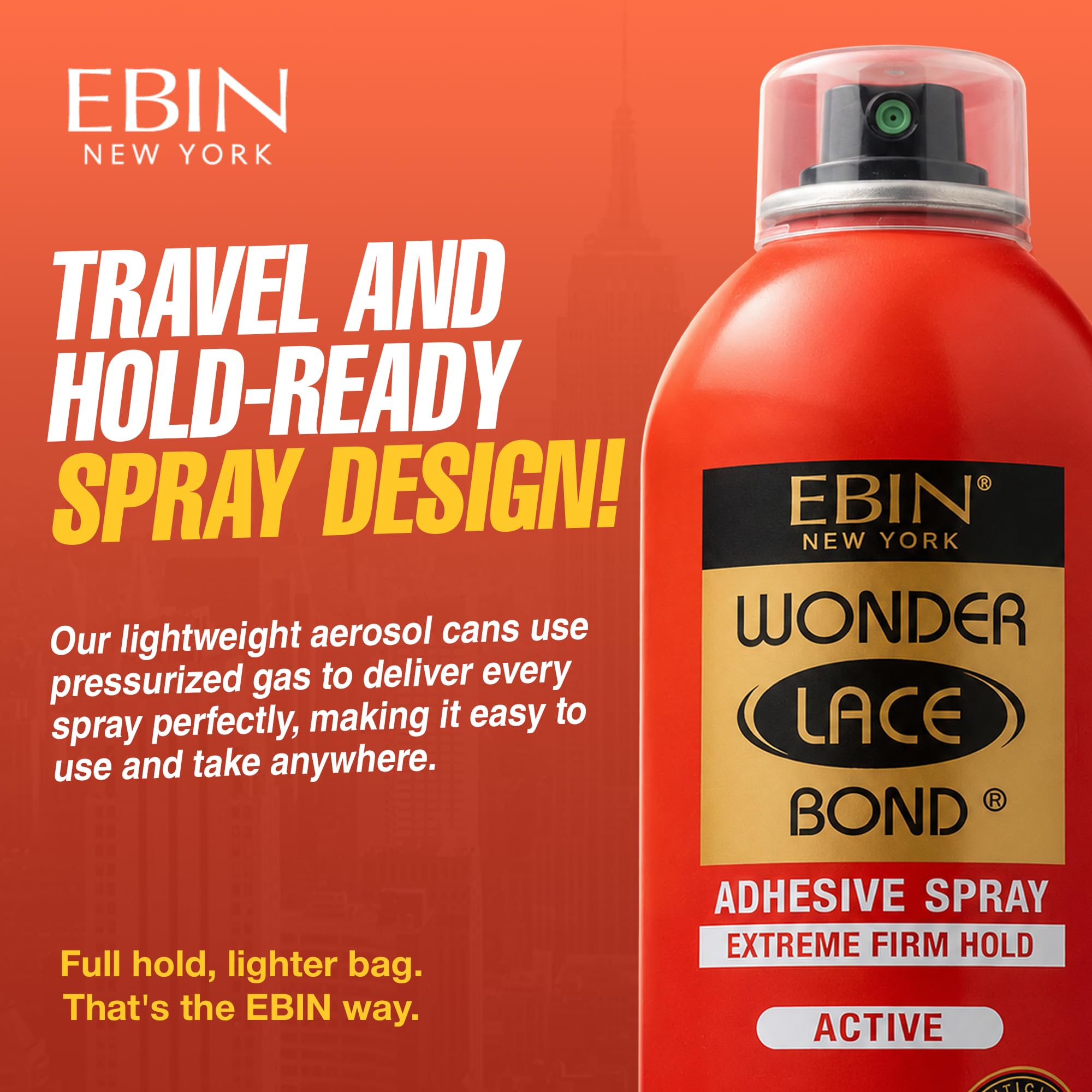 EBIN NEW YORK salon installation lifestyle showing professional styling benefit