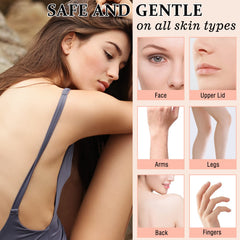 EC VISION close-up of threading head highlighting precise hair removal