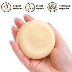 ECO ROOTS coconut bar size comparison with coin highlighting pocketable size