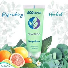 EcoEarth bottle in hand illustrating 1 fl oz travel size convenience and easy deployment