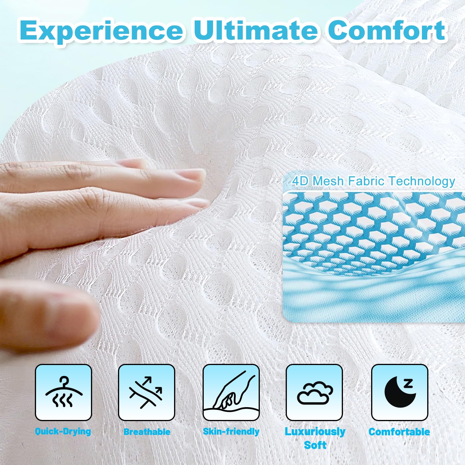 EcoHLL bath pillow attached in tub illustrating stable positioning and relaxed recline benefit