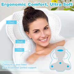 EcoHLL underside detail of six large suction cups ensuring secure, non-slip tub attachment