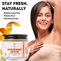 ECO ROOTS cream texture swipe demonstrating smooth absorbent finish