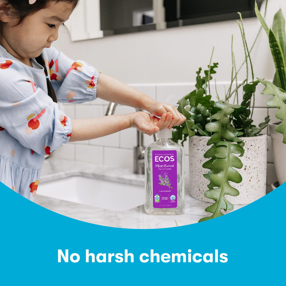 ECOS label close-up highlighting Safer Choice and vegan benefits