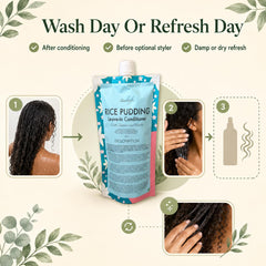 Ecoslay ingredient label highlighting rice water and plant extracts for transparency