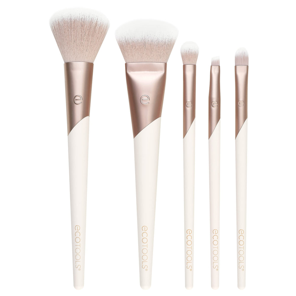 EcoTools front packaging showing ecofriendly brush set and sustainability benefits