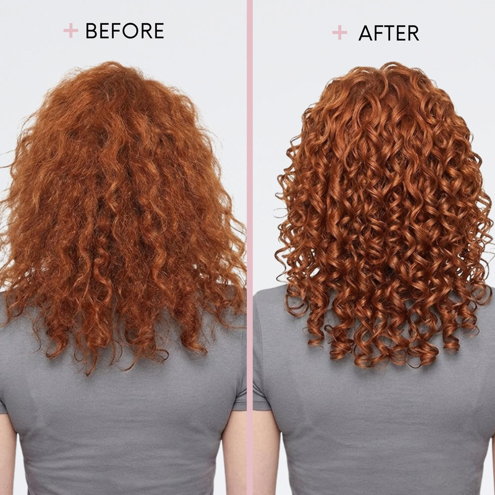 Ecru New York being diffused to enhance curl shape and volume