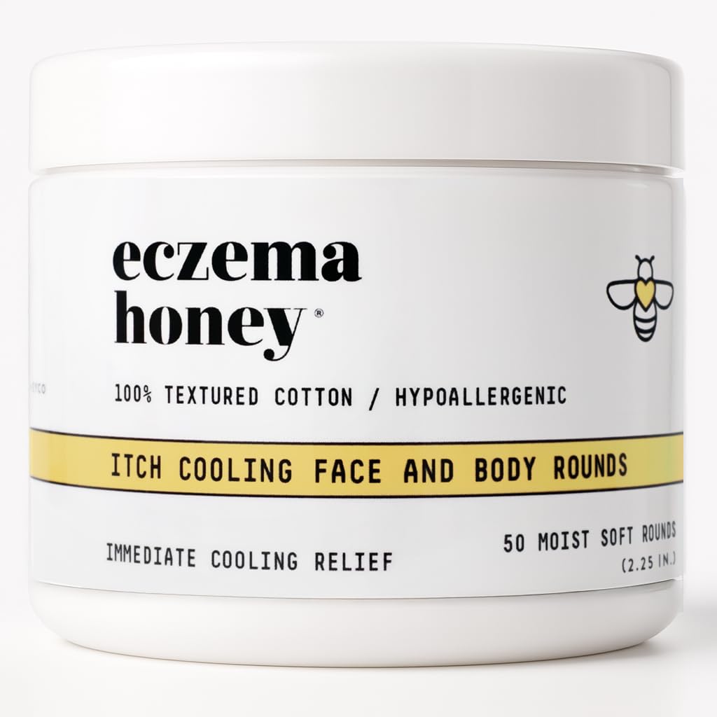 ECZEMA HONEY front packaging showing 50-count supply and product benefits