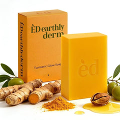ED EARTHLY DERM HONAVE front packaging showing natural soap benefits