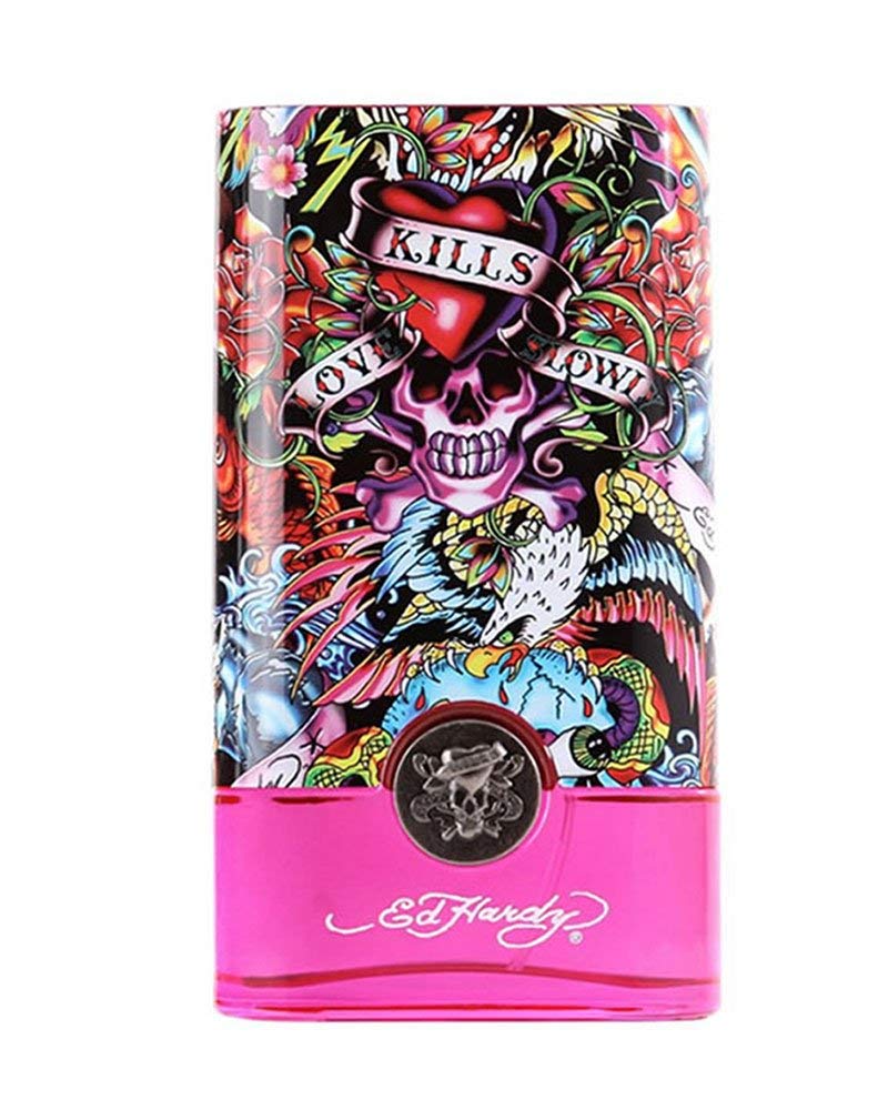 ED HARDY front bottle view showing bold design and wearable fragrance