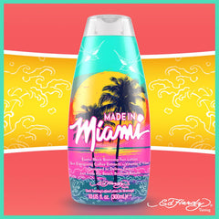 ED HARDY ingredients label highlighting botanicals and DHA for informed purchasing