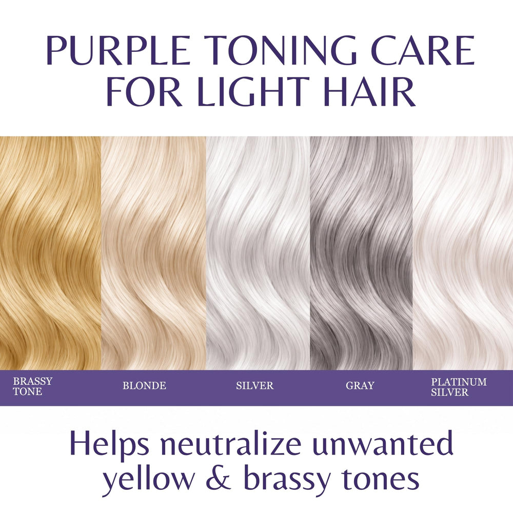 EDENIKA BOTANICALS applying mask to blonde hair for brass reduction and hydration