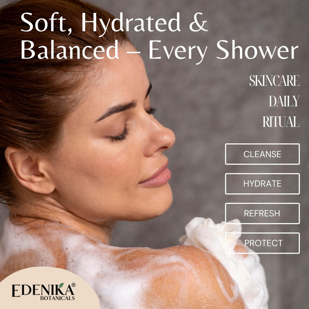 EDENIKA BOTANICALS visual of lavender and chamomile oils for nourishment