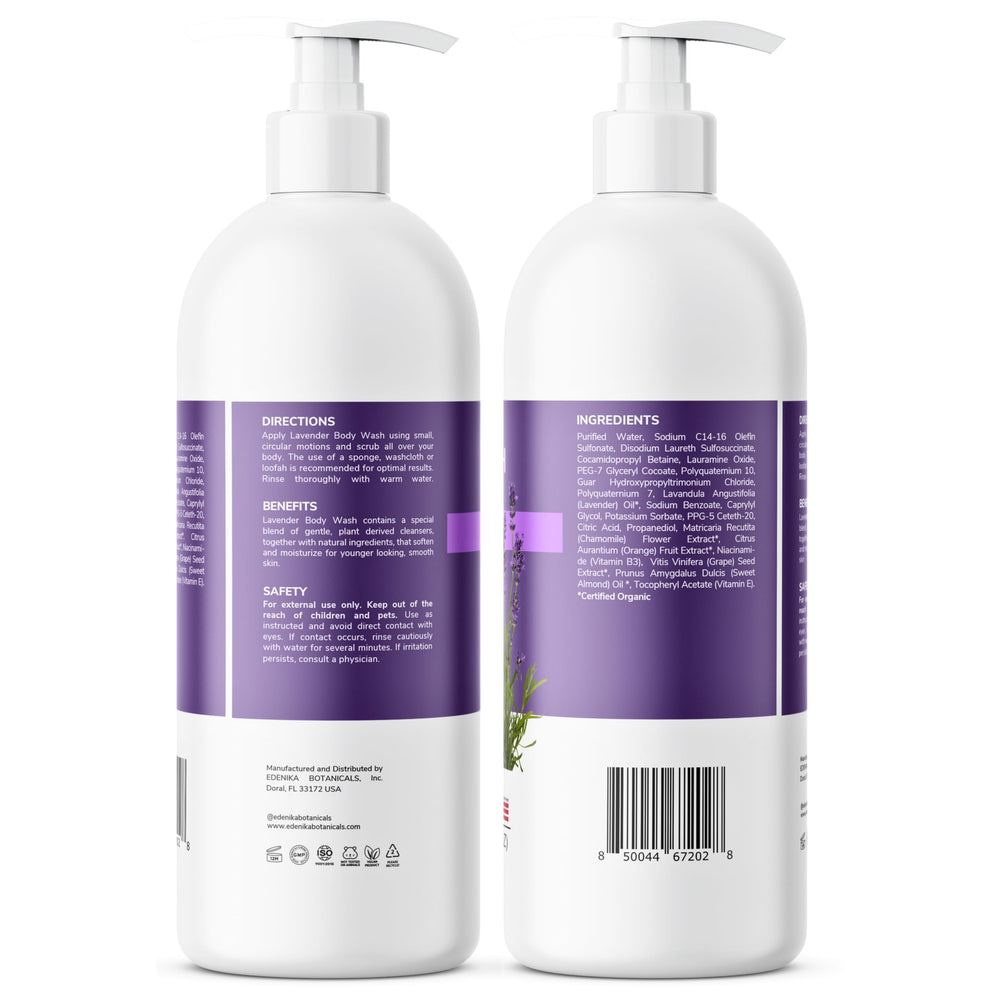 EDENIKA BOTANICALS two bottles packed in a travel kit for convenience