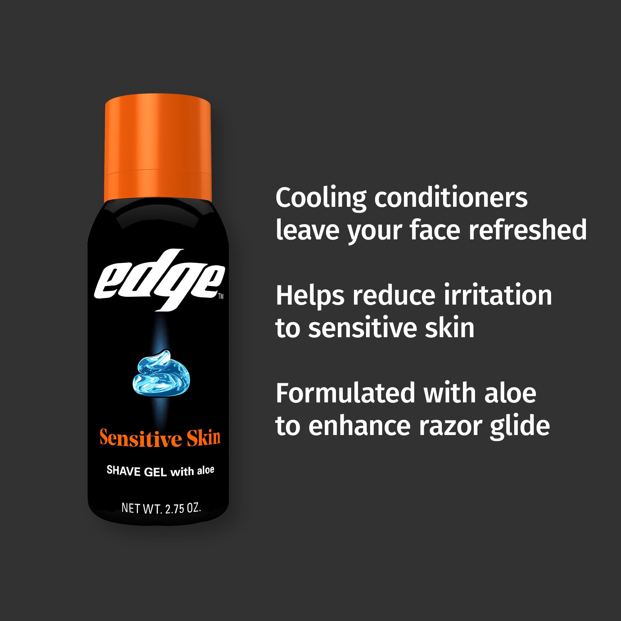 Edge being used in shower showing gentle shave benefit