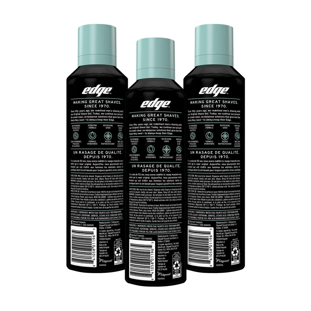 Edge aerosol top and nozzle close-up highlighting easy, controlled dispense