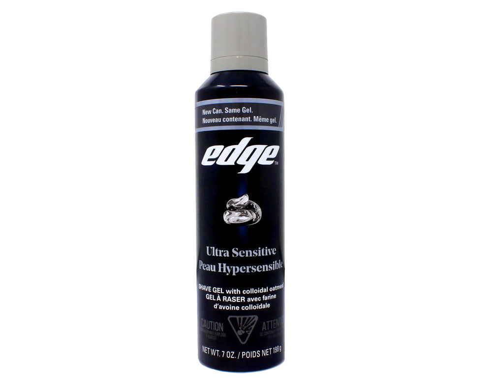 Edge gel on bathroom shelf in lifestyle scene suggesting everyday grooming routine