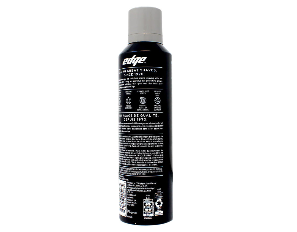 Hand holding Edge 7 oz can to illustrate size and travel-friendly scale