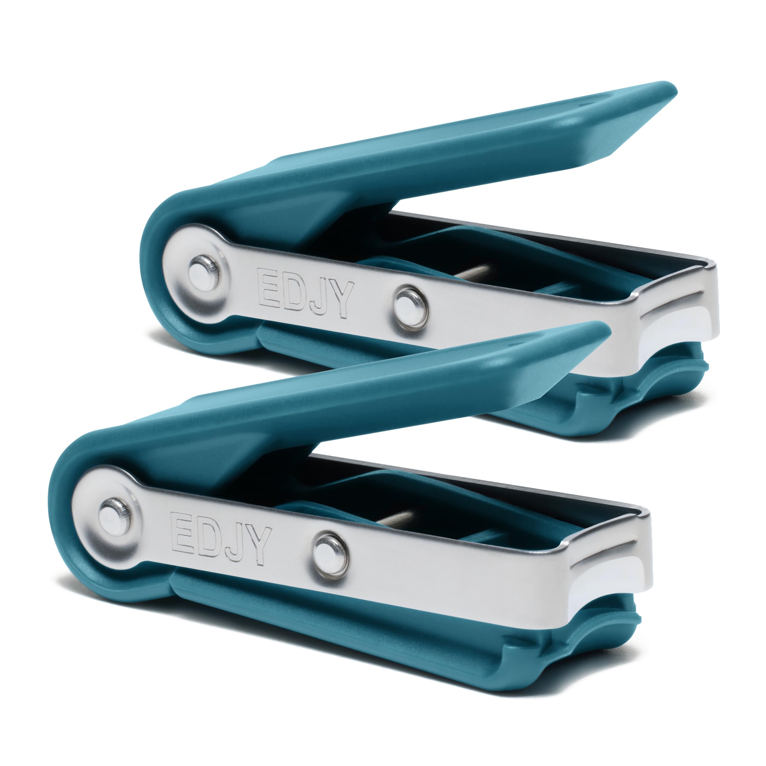 EDJY blue front packaging showing two cutters and retail benefit
