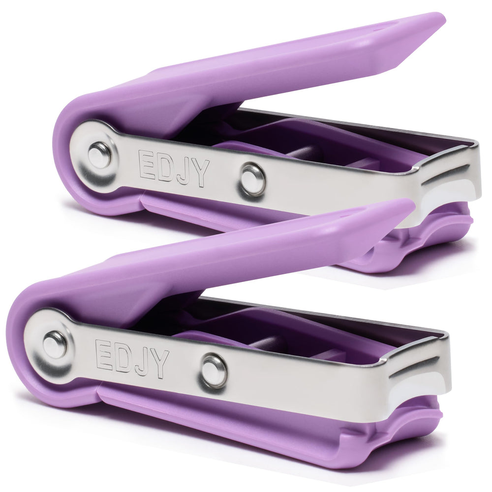EDJY lilac front packaging showing two cutters and brand benefits