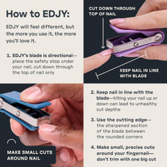 EDJY lever detail illustrating ergonomic placement for improved control and less force