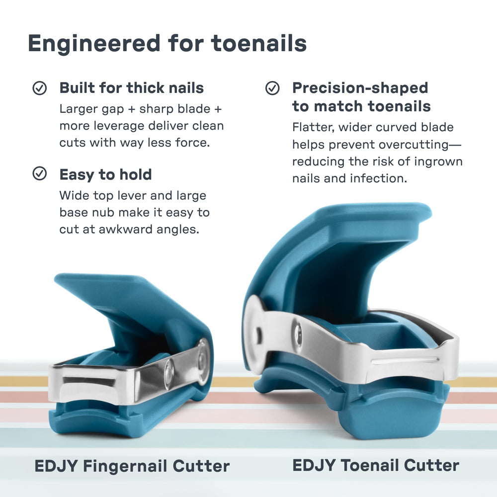 EDJY safety stop detail demonstrating built-in guard for controlled trimming