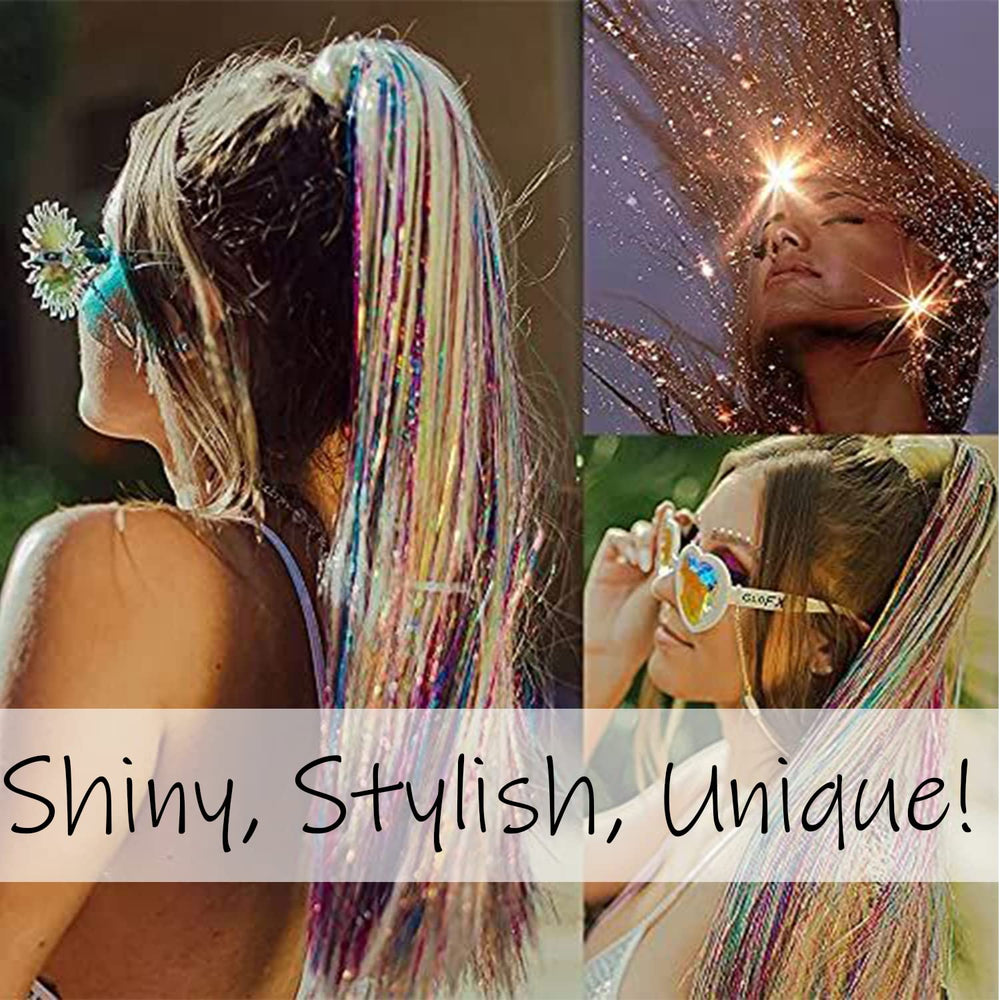 Edoneery 48-inch strands laid out displaying length and color variety for styling