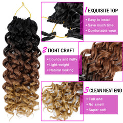 EERYA installed crochet style on model demonstrating natural volume and protective benefit