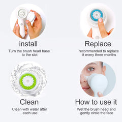 EFLY deep pore bristles close-up highlighting ultra-fine PBT texture for thorough cleansing