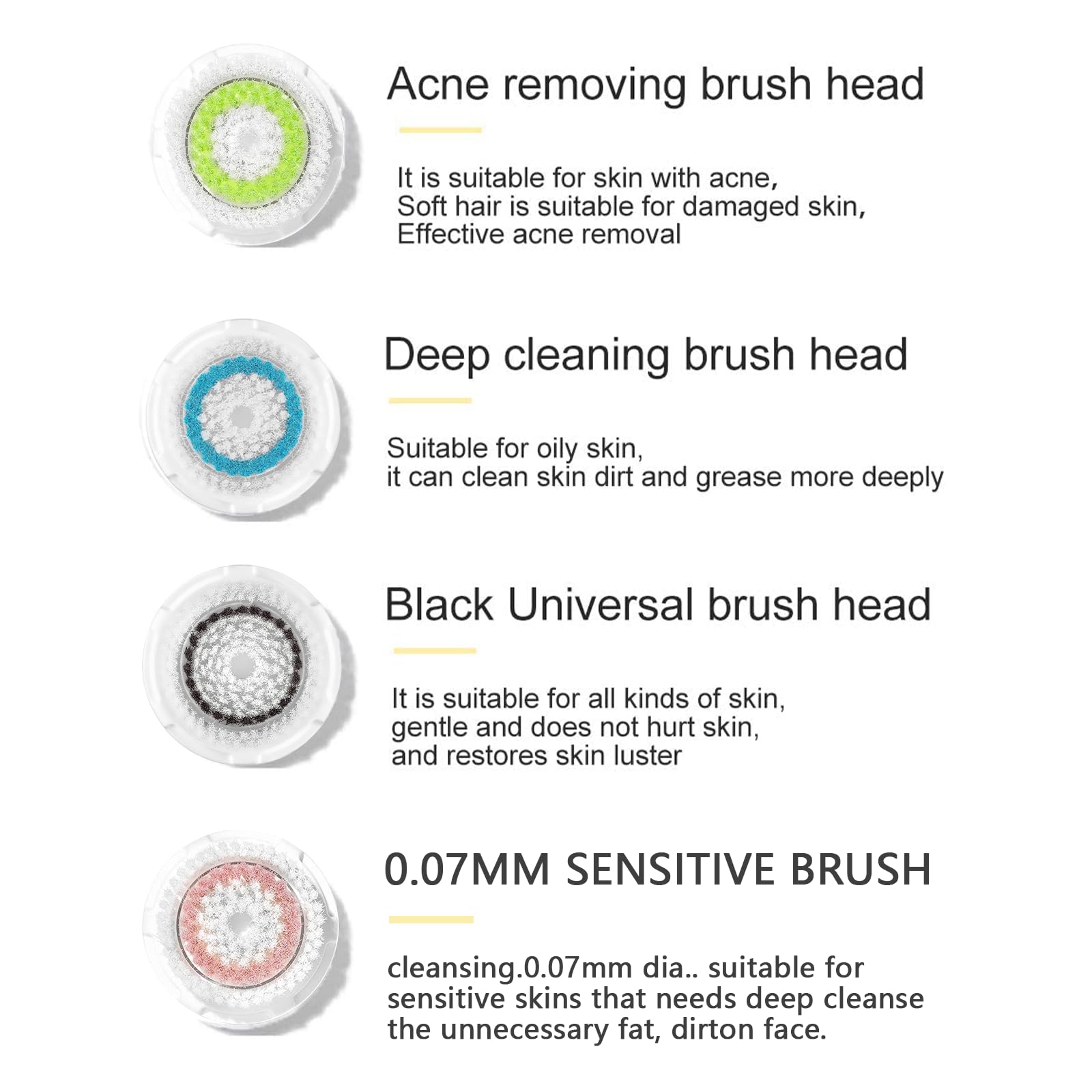 EFLY brush head beside hand for scale demonstrating compact size and travel convenience